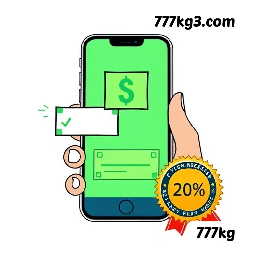 Aplicativo móvel 777kg para iOS e Android